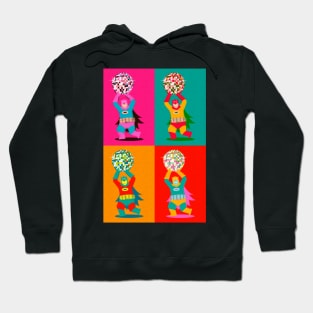 Bat Pop Art Hoodie